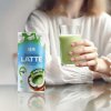 latte vegan zena leto ctverec