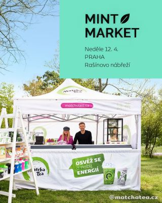 💚 Tuto neděli se potkáme na Mint Marketu v Praze Najdete nás na stánku s matchou, kde pro vás připravíme: • osvěžující...