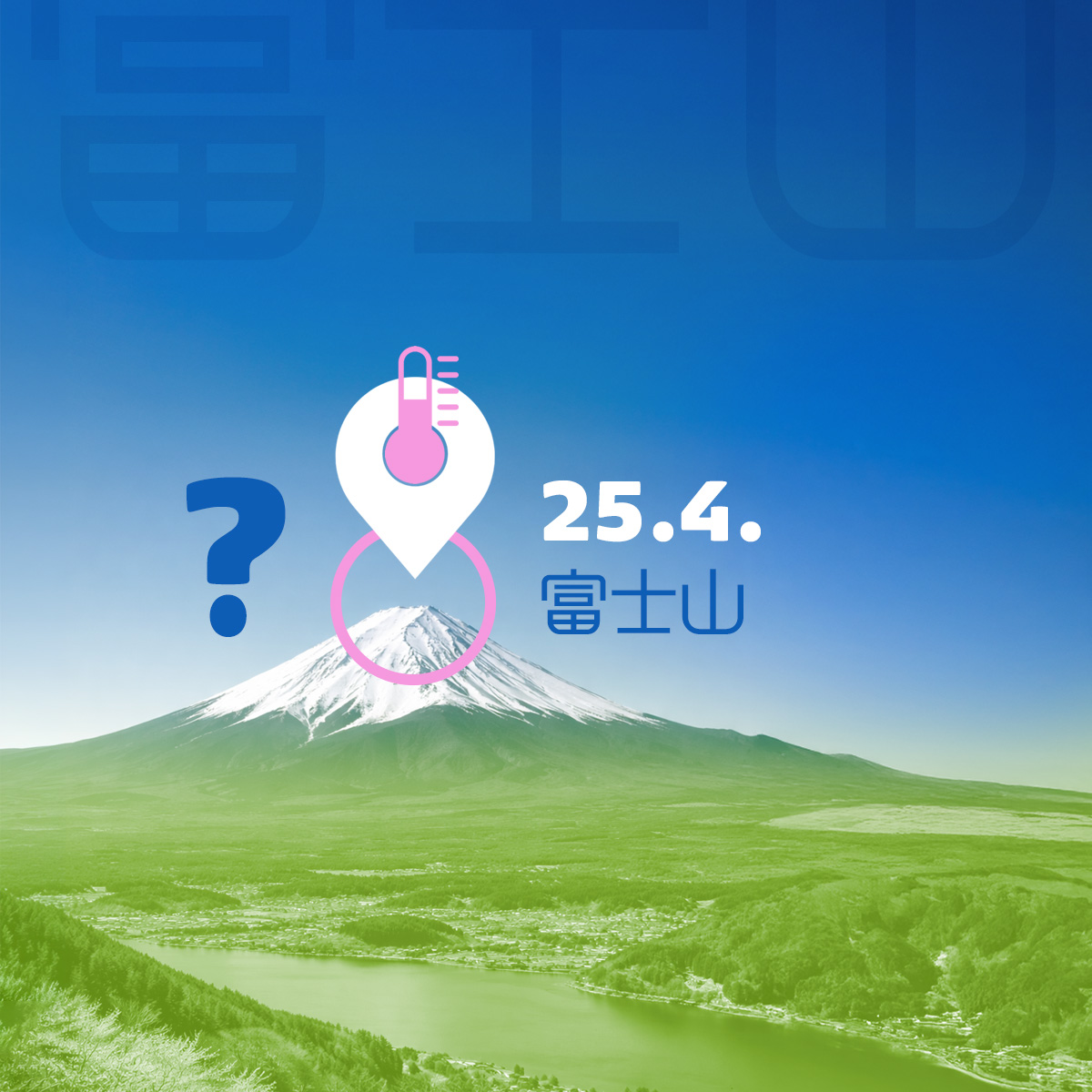 Súťaž: Aká bude teplota na vrcholku hory Fuji?