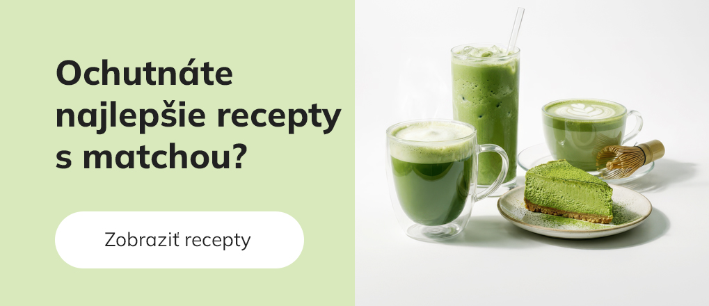 Recepty s čajom matcha