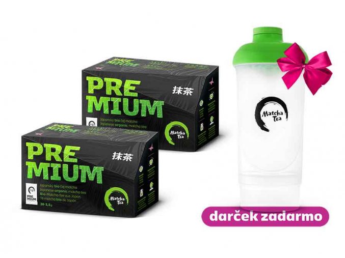 2 Matcha Tea premium sejk Z500 zadarmo