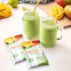 bio matcha tea shake mango nápoj pre zdravú desiatu