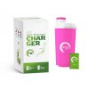 Praktická sada Charger FZC300 obsahuje Bio Matcha Tea a 500ml šejker R500