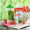 bio matcha tea shake jahoda 300 g praktická tuba energia ranajky