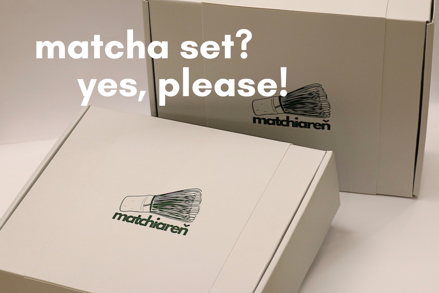 matcha set? yes, please!