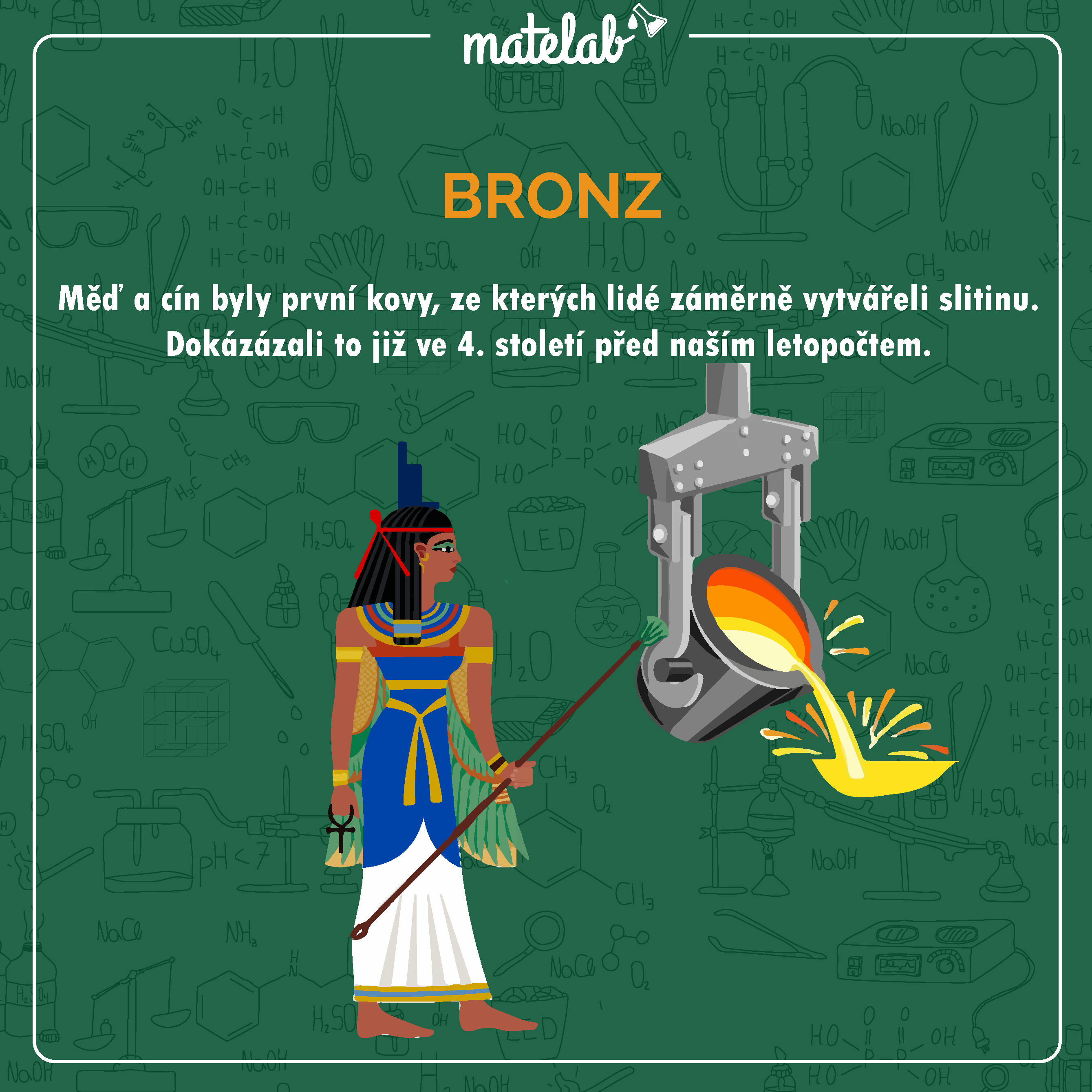 Revoluční slitina mědi a cínu