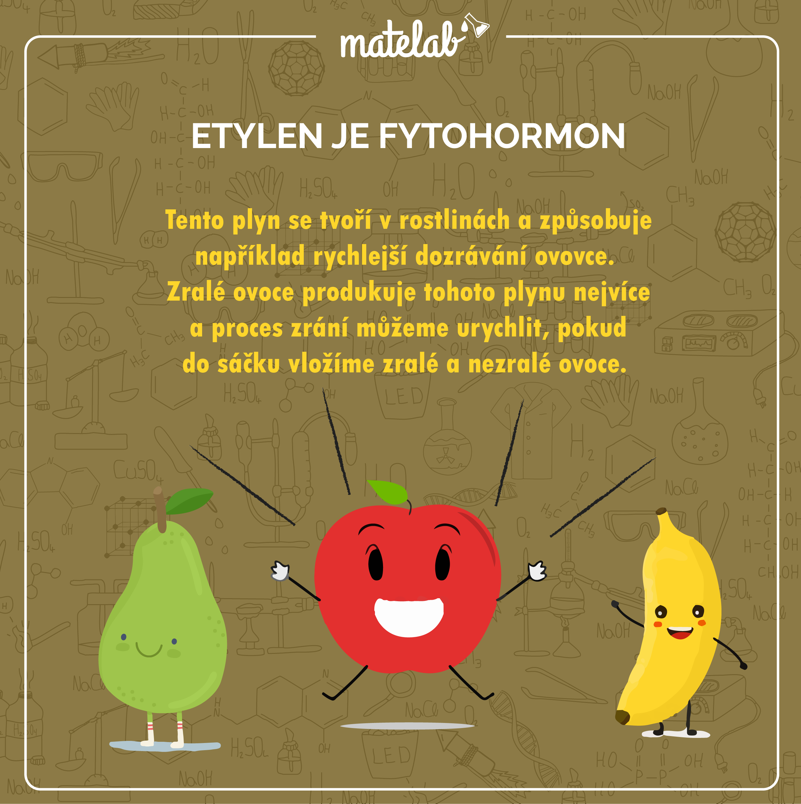 Urychlení dozrávání ovoce