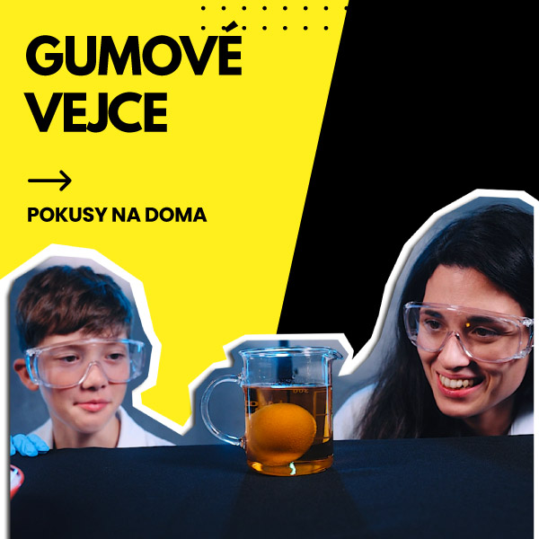 🍳 Gumové vejce | Bleskové pokusy doma