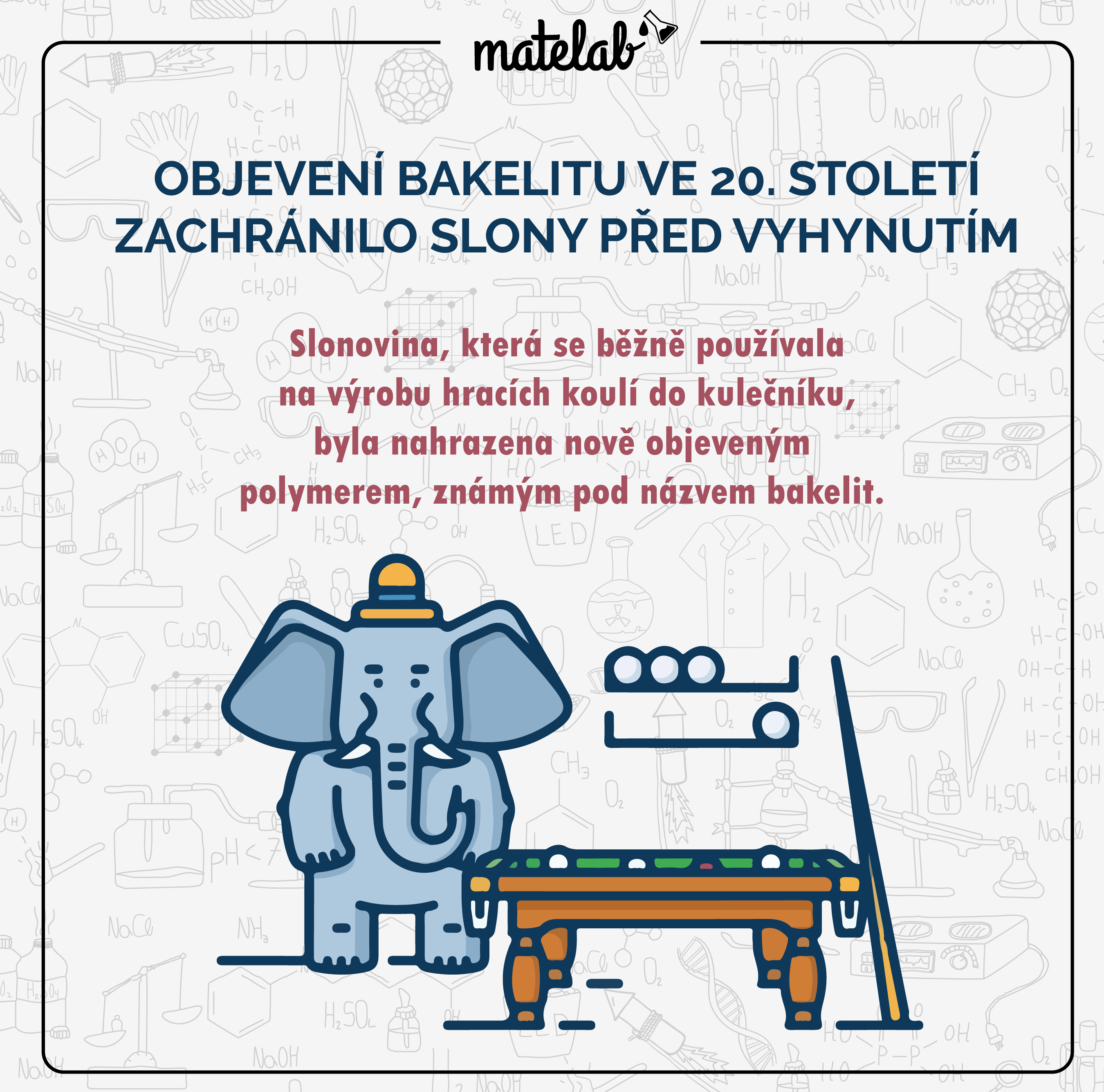 Bakelit zachraňuje slony