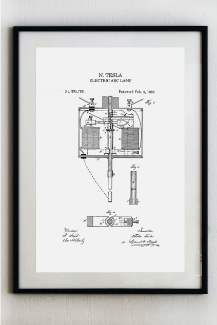 Tesla obloukova elektricka lampa