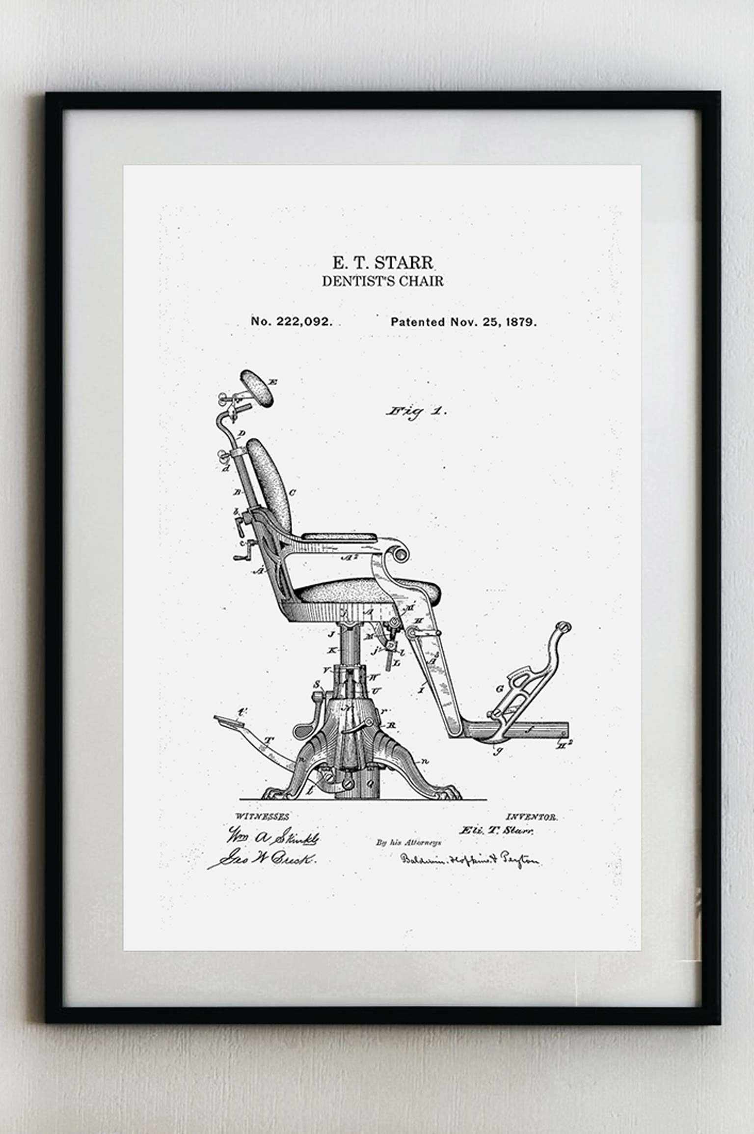 Zubařské křeslo - Plakát A3