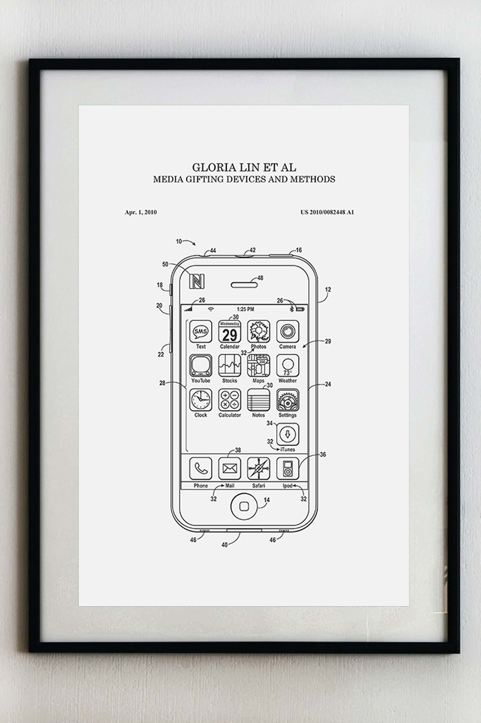 Rozhraní mobilního telefonu - Plakát A3