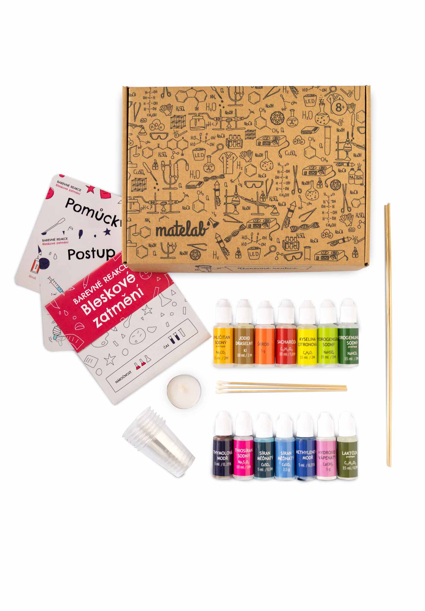 Barevné chemické reakce pro děti