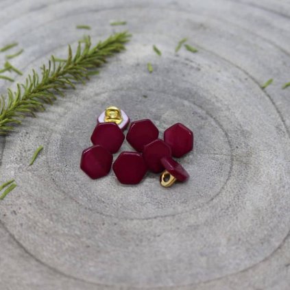 Quartz Buttons Amarante x 50 1485