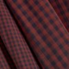 Gingham Night Rust Fabric 19493