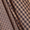 Gingham Night Maple Fabric 19483