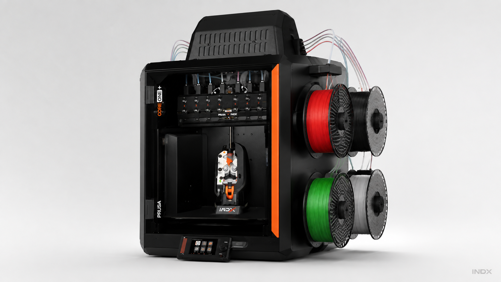 Prusa CORE One + INDX: mění se pravidla multimateriálového 3D tisku?