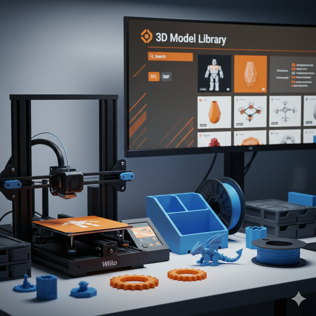 Nejlepší databáze 3D modelů - výhody a nevýhody Printables