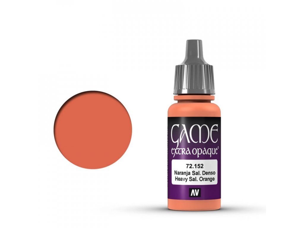 Vallejo Game Color 72152 Heavy Salmon Orange 17 ml