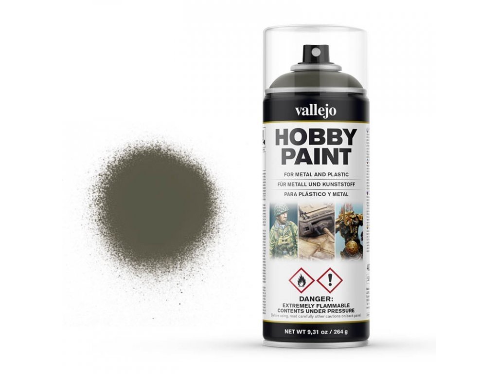 Vallejo Hobby Spray Paint 28003 Russian Green 4BO (400ml