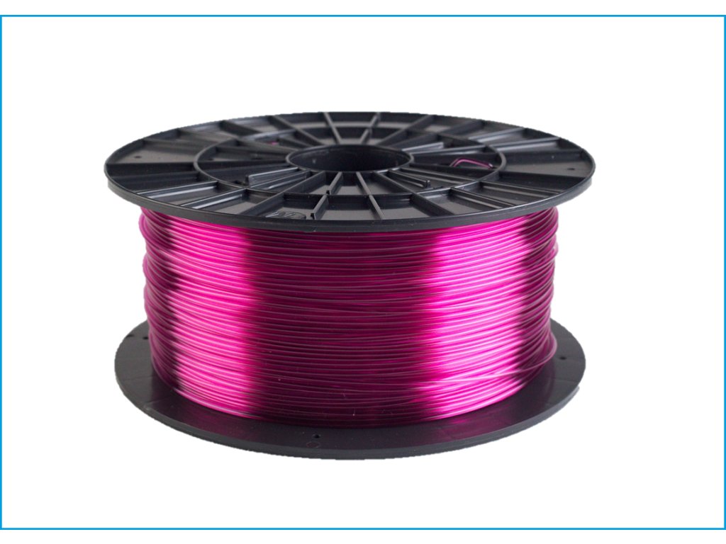 PET-G tisková struna fialová transp 1,75 mm 1 kg Filament PM