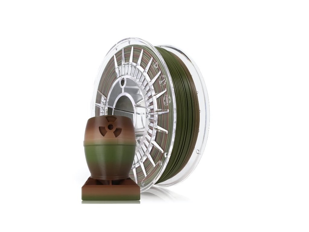 Rosa PLA Multicolor SILK Army Forest Rosa3d