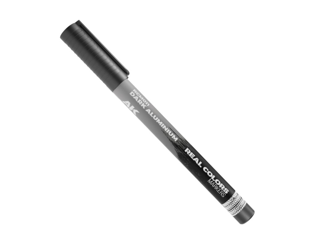 AK Interactive fix Real Colors Marker Dark Aluminium RCM011