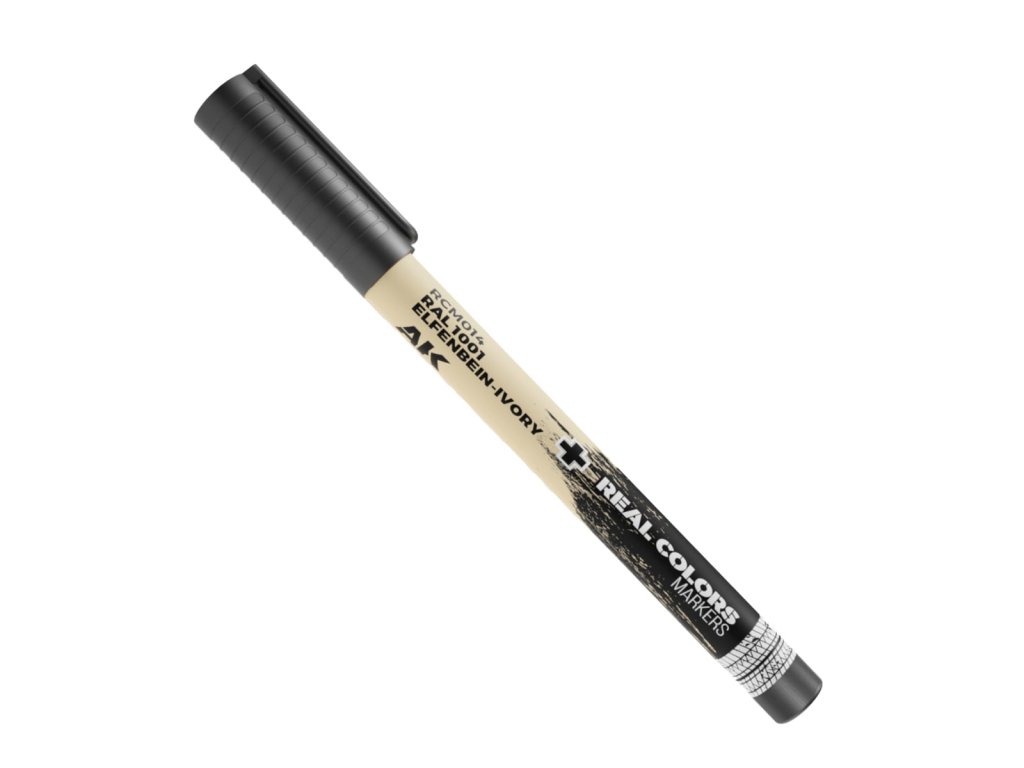 AK Interactive fix Real Colors Marker RAL 1001 Elfenbein Ivory RCM014