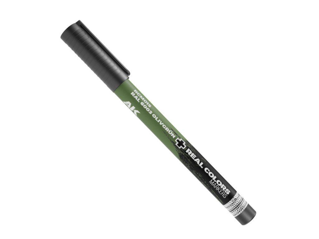 AK Interactive fix Real Colors Marker RAL 6003 Olive Green RCM015