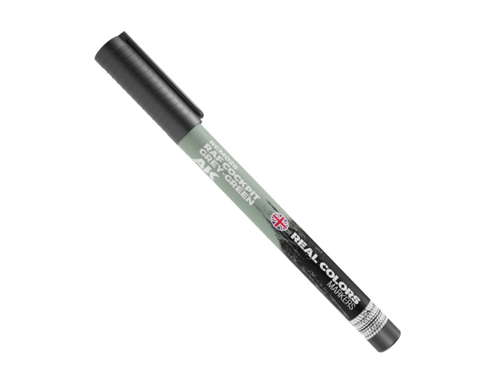 AK Interactive fix Real Colors Marker RAF Cockpit Grey Green RCM028