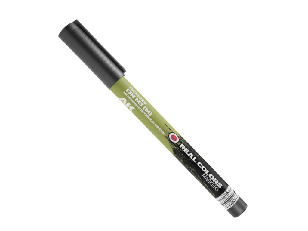 AK Interactive fix Real Colors Marker IJN M3 Mitsubishi Interior Green RCM029
