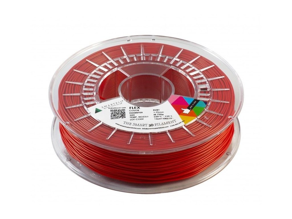 FLEX tisková struna ruby 1,75 mm