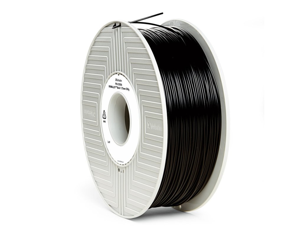 PRIMALLOY flexi filament 1,75 mm černý Verbatim 0,5 kg