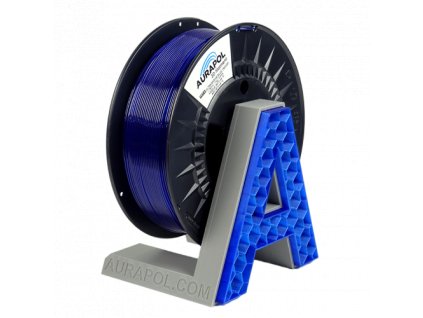 PETG aurapol ultramarine blue transparent 1 kg