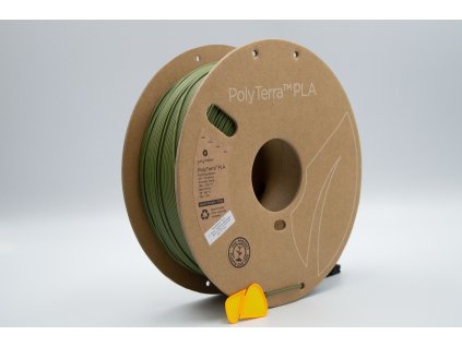 PLA PolyTerra filament Army Dark Green 1,75 mm Polymaker