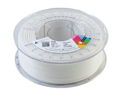 PLA filament bílý ivory 1,75 mm Smartfil 1kg