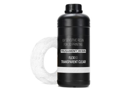 Prusament Resin Flex80, Transparent Clear, 1kg
