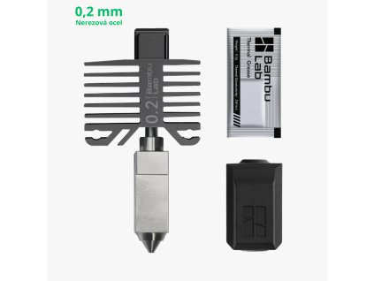 Hotend 0,2 mm pro Bambu Lab P1/S a X1C