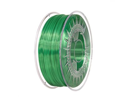 devil design silk green