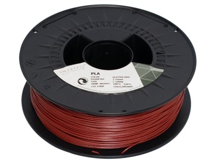 pla glitter filament red glitter smartfil smart materials