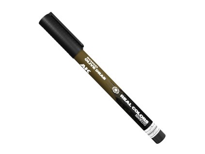 AK Interactive fix Real Colors Marker Olive Drab RCM021