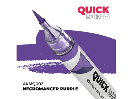 AKMQ002 AK QUICK MARKER akrylový fix NECROMANCER PURPLE