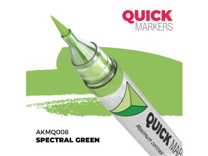 AKMQ008 AK QUICK MARKER akrylový fix SPECTRAL GREEN