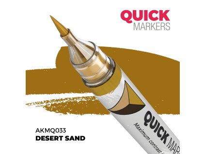AKMQ033 AK QUICK MARKER akrylový fix DESERT SAND