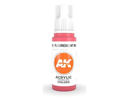ak11068 fluorescent magenta akrylova barva