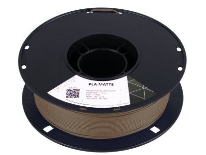 pla matte filament smartfil dark chocolate