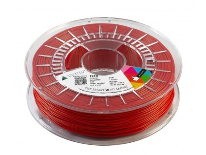 FLEX filament rubínově červený 1,75 mm Smartfil