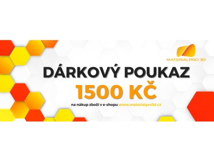 poukaz na 1500 Kč