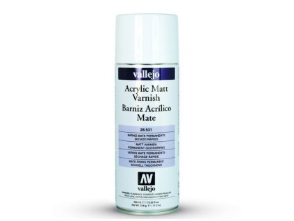 Lak ve spreji Vallejo 28531 Matt Spray Varnish (400ml)