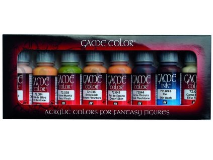 Vallejo Game Color Set 72295 Skin Tones